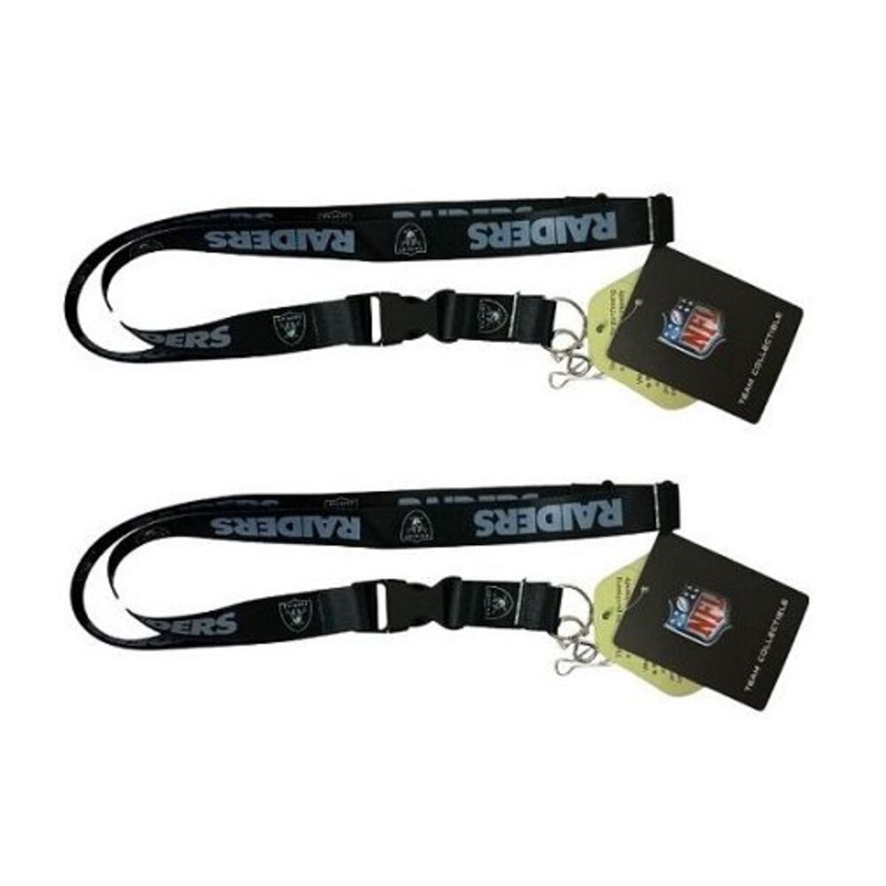 Las Vegas Raiders NFL Mojo Earth Love Lanyard 2 Pack